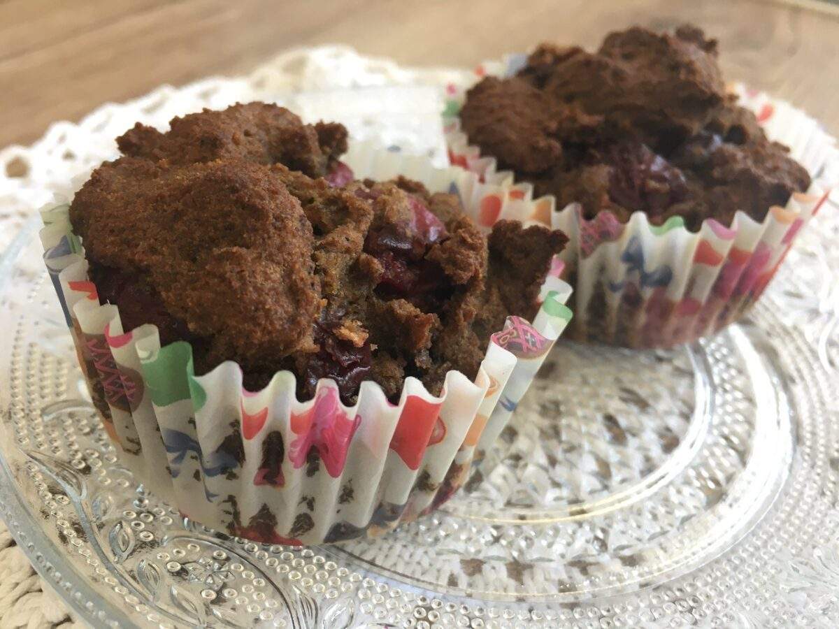 Különleges finomság: mogyorós-meggyes muffin
